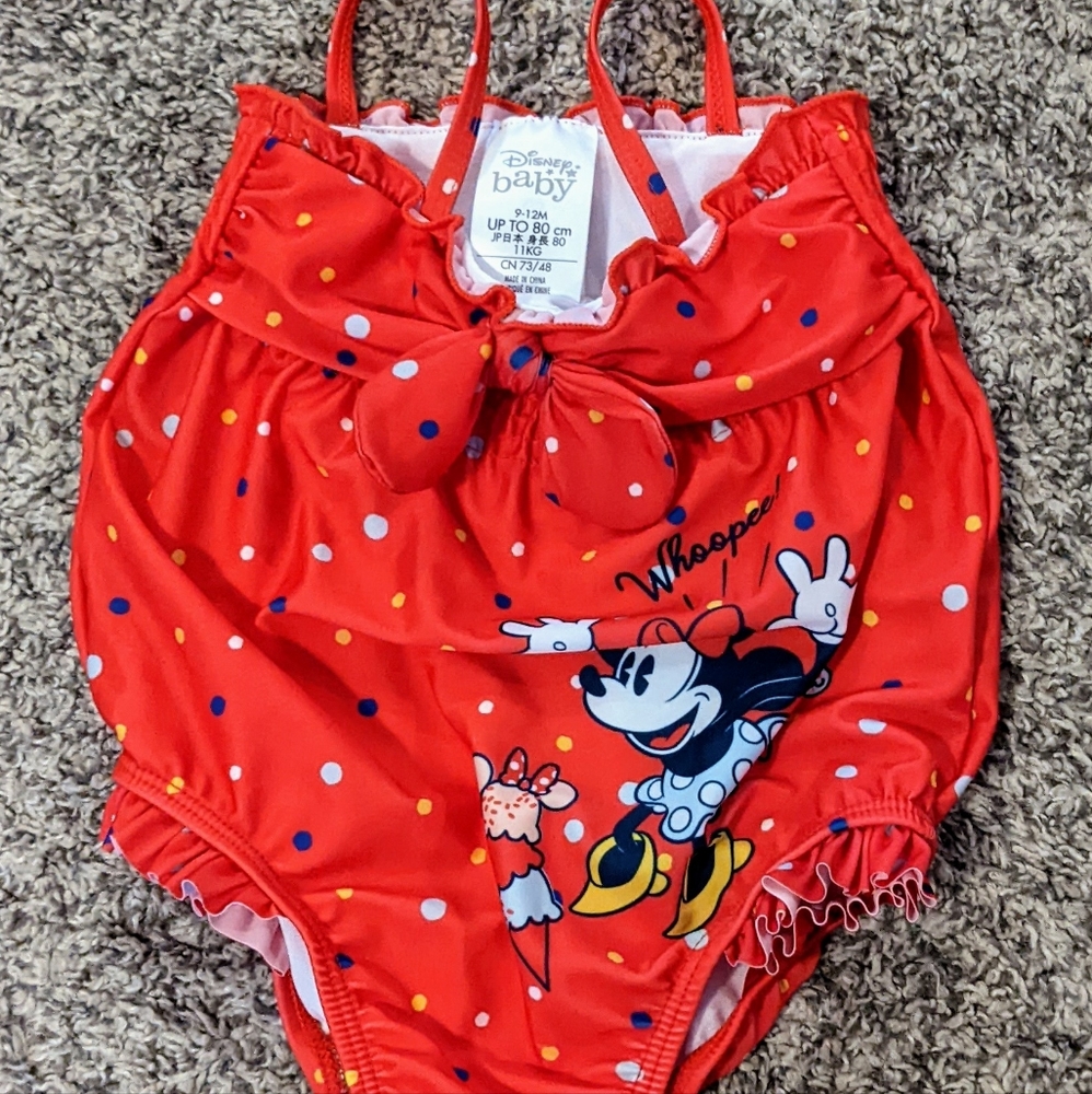 Disney girls swimsuit 9-12M
